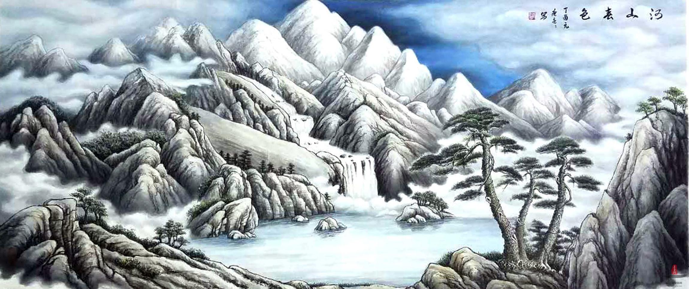 唐亮亮山水《河山春色》